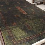 فرش 6 متری طرح طاق بستان